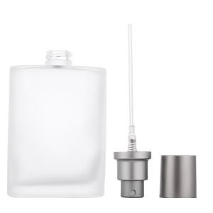 MSDS CE Recycle Frosted Perfume Glass Bottle 30ml 50ml 100ml
