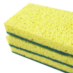 Environmentally friendly biodegradable wood pulp cotton cellulose sponge