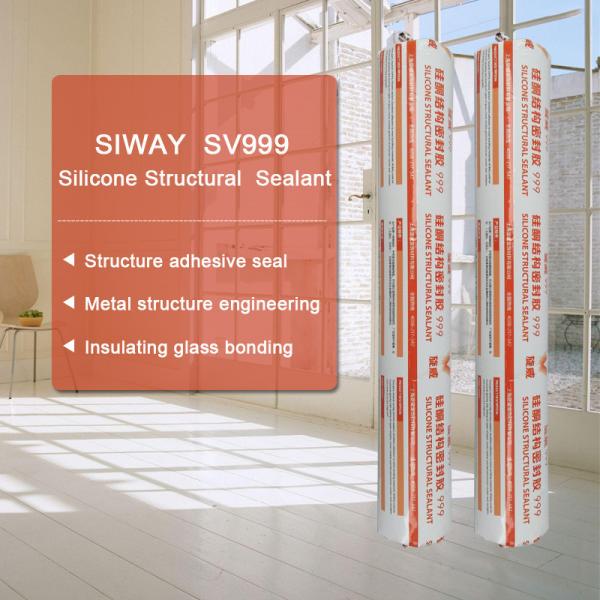 China 590ml Sausage Curtain Wall Silicone Sealant , Structural Glazing Silicone Sealant factory
