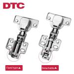 Silver Frameless Hydraulic Concealed Hinges Full Overlay Kitchen Cabinet