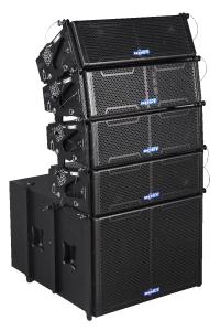double 6 inch line array speaker LA206