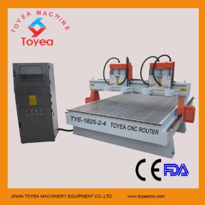 China Multi-heads cnc router engraving machine TYE-1825-2T4 factory