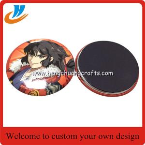 China Cheap custom Japan Carton metal pin badge,Print logo button badge factory
