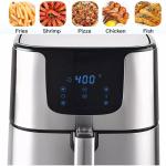 Oil Free Stainless Steel Electric kitchenaid air fryer oven 5.5L 7L XL Digital 8