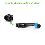 Adjustable Water Flow Drip Emitters For 1/4 Inch Tubing Easy Connect Design