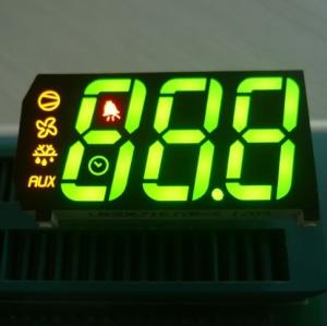 China 0.67 inch 3 Digit Seven Segment Display Common Anode Green Yellow Red factory