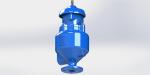 Sewage Kinetic Combination Air Release Valve , Full Flow Area Water Release