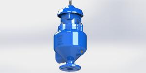 China Anti Shock Dynamic Combination Sewage Air Release Valve With 316SS Internal Parts factory