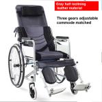 Disabled Elderly Lightweight Folding Wheelchairs For Travelling