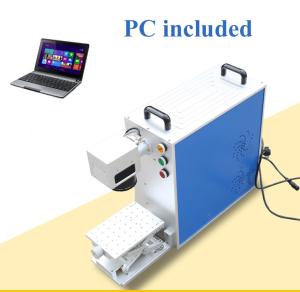 China Raycus fiber laser 20w color marking for stainless steel/senke fiber engraving for metal woor acrylic factory