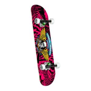 China Powell Peralta Winged Ripper Pink Mini Complete Skateboard - 7&quot; x 28&quot; factory