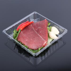 China 21g Disposable Blister Packaging Tray Fresh Meat Fruit Frozen Food Packing factory