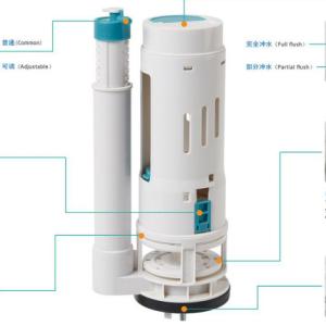 China Dual Flush Ceramic Toilet Tank Fittings For Water Flush System factory