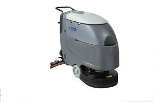 China CE Grey Battery Operated Walk Behind Floor Cleaner With Rubber factory