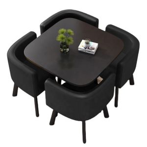 Black Square Dining Table Seats 4 Small Square Kitchen Table With 4 Chairs