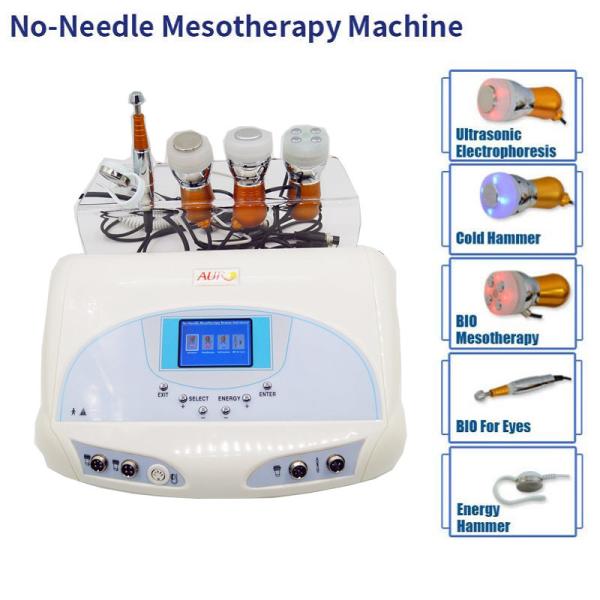 Electroporation No Needle Mesotherapy Machine / Multifunctional Facial Spa