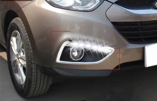 High Power LED Car Daytime Running Lights for Hyundai New Tucson IX35 2009 -