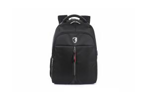China Eco - Friendly Black Nylon Backpack , Lightweight Nylon Backpack 48*36*15 Cm factory