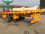 SINOTERCEL 40 Ft Flatbed Trailer 40 Feet Aluminum Flatbed Trailer