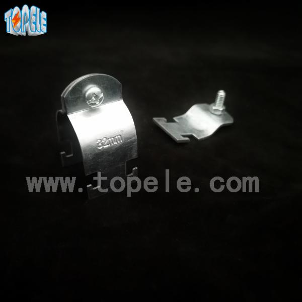 ISO UL 16MM - 50MM Compliant Steel Pipe Clamps , Strut Channel / Strut Pipe