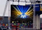 Portable Cabinet Outdoor Rental LED Display 7000cd/sqm Brightness 1/4 Scan