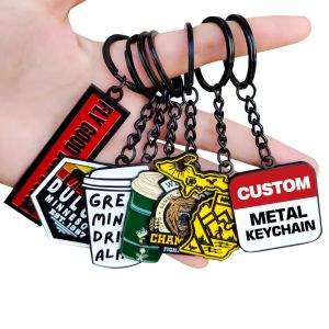 Enamel Customized Keyring Key Ring Keychains Holder Key Chains Custom