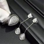 Jewelry factory in Shenzhen, China Bn Diamond Earrings 18k white gold yellow