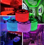 1500lm SMD5050 AC LED Light Strip 220V 240V 110V 230V 6W/M Waterproof LED Tape