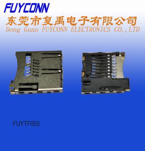 China UL94V-0 Copper Alloy 30V DC 0.5AMP Card Connector factory