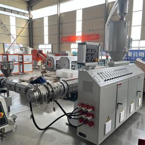 China HDPE Double Wall Corrugated Pipe Tube Machine Bellows Production Machine factory