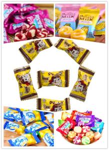 China 380V Automatic Candy Pillow Pack Machine For Bonbons / Beef Jerky / Chocolate factory