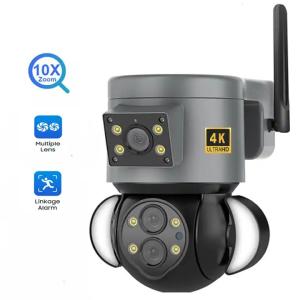 China Outdoor Indoor CCTV Security Camera Panoramic With 4MP Floodlight factory