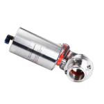 Food Grade Sanitary Pneumatic Butterfly Valve with 304 316L Stainless Steel and