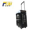 Fashion Color Printing Cardboard Trolley Box , Black Corrugated Folding Box