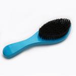 Custom Logo 360 Wave Brush Long Wooden Handle For Men Soft Hard Boar Bristle