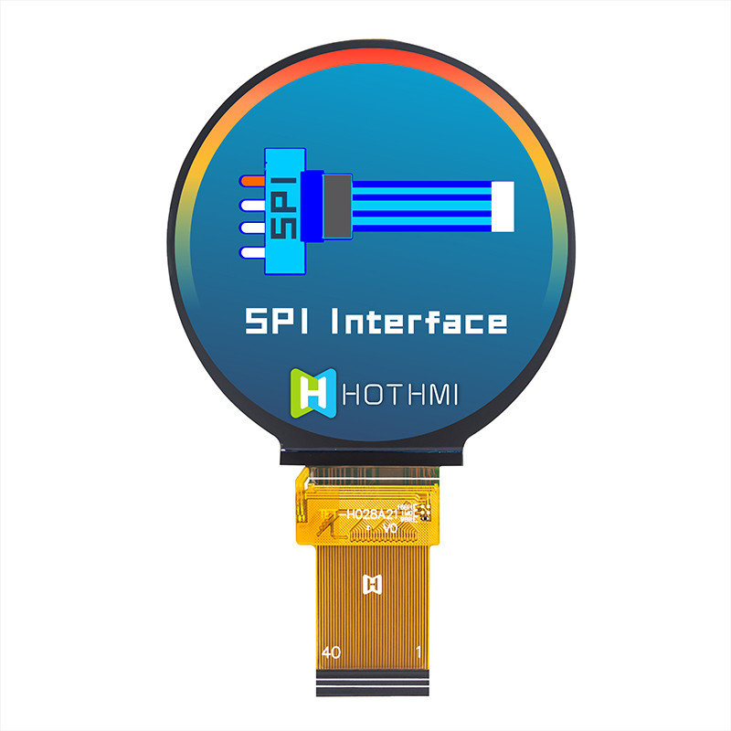 2.8 Inch IPS 480x480 Round Circle Screen TFT Display Panel ST7701S For Industrial Control