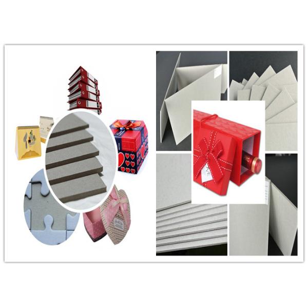 Eco-friendly box use Anti-Curl Grey Paperboard of Recycled Mixed Pulp