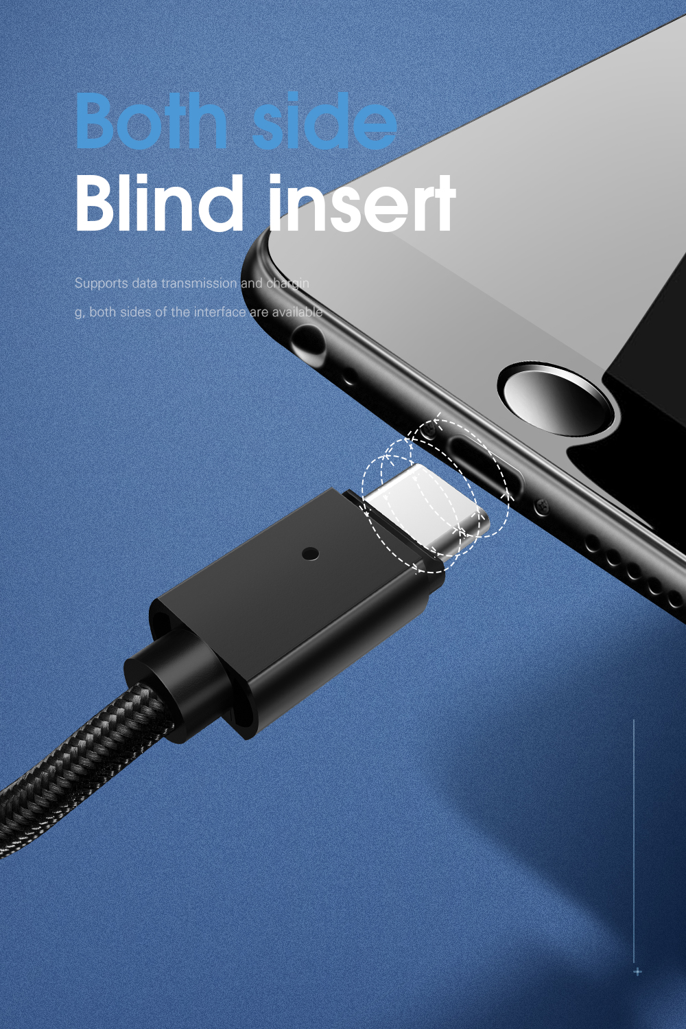 Magic Power Type C USB Magnetic Cables 3 In 1 1M 2M 3A Fast Charging For Type C Devices