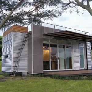 China 40 Feet Hq Luxury Shipping Container House One Bed Room One Kitch With Living Room factory