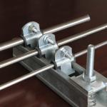 Insulated Stainless Steel Unistrut Cushioned Hose Clamps Pipe