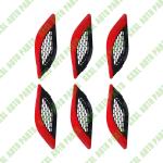 For Maserati Quattroporte Red Left Right Side Fender Air Outlet Vent Cover Strip