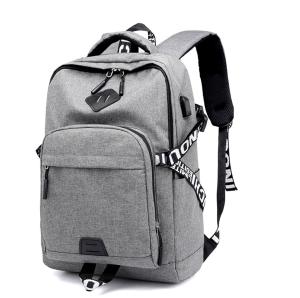 China Korean version of the new shoulder bag USB rechargeable computer bag Oxford cloth outdoor sports travel backpack factory