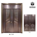 No Paint Treatment Side Gates Aluminium Fireproof Bacterial Resistance MDF