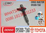 New 095000-7350 095000-7360 Common Rail Injector 0950007350 23670-39135