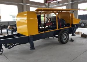 China Large Capacity Trailer Concrete Pump Lightweight Stationary Electric Concrete Pump factory