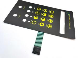 China Pocket Layered Graphic LCD Printing Membrane Keypad Suppliers Foil For Medical Enclosure factory
