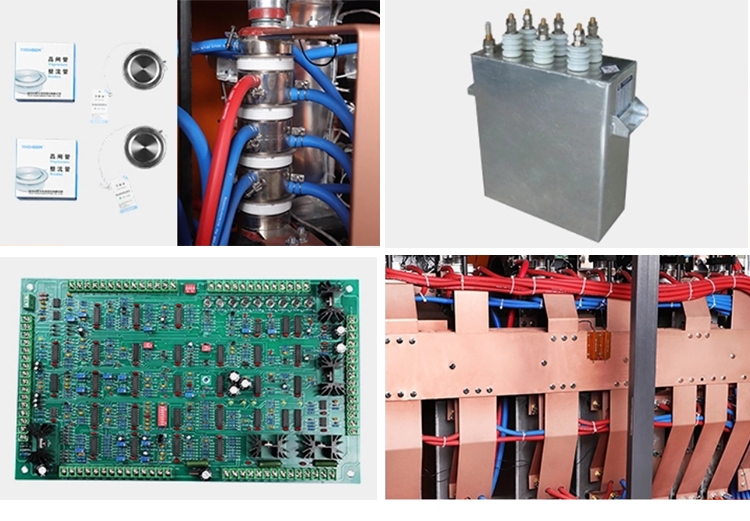 Durable Medium Frequency Melting Aluminum Copper Bronze Brass Small Induction Furnace  Aluminum Shell Furnace Price 