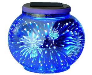 China IP65 2V Glass Ball Decorative Solar Garden Lights factory