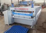 Double Layer Roll Forming Machine , Metal Roofing Corrugated Steel Sheet Wall