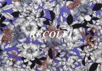 Direct Flower Printing Fabric Spandex Workout Leggings Functional Recycled